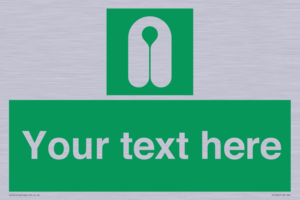 Custom sign safe condition Lifejacket